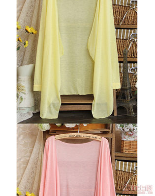 慈威韩版无扣披肩防晒衣空调开衫针织衫 夏日多场景穿搭新风尚